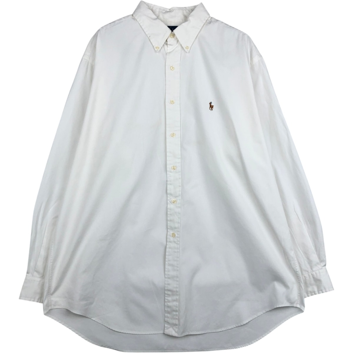 古着 ラルフローレン Ralph Lauren YARMOUTH 長袖 ボタンダウンシャツ メンズXL相当/eaa628585