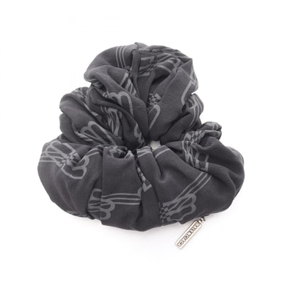 バレンシアガ BALENCIAGA BBモノグラム シュシュ 衣料品 シルク レディース ブラック系 / グレー系 【中古】