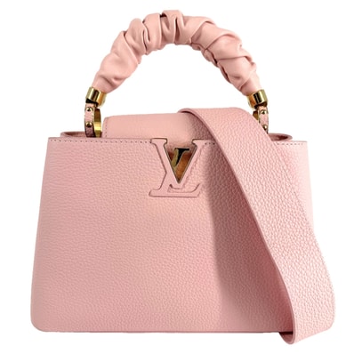 LOUIS VUITTON ルイヴィトン 2WAY シュシュ カプシーヌBB ハンドバッグ 肩掛け 斜め掛け ショルダーバッグ M58694 レザー ピンク ゴールド金具 レディース【中古品】