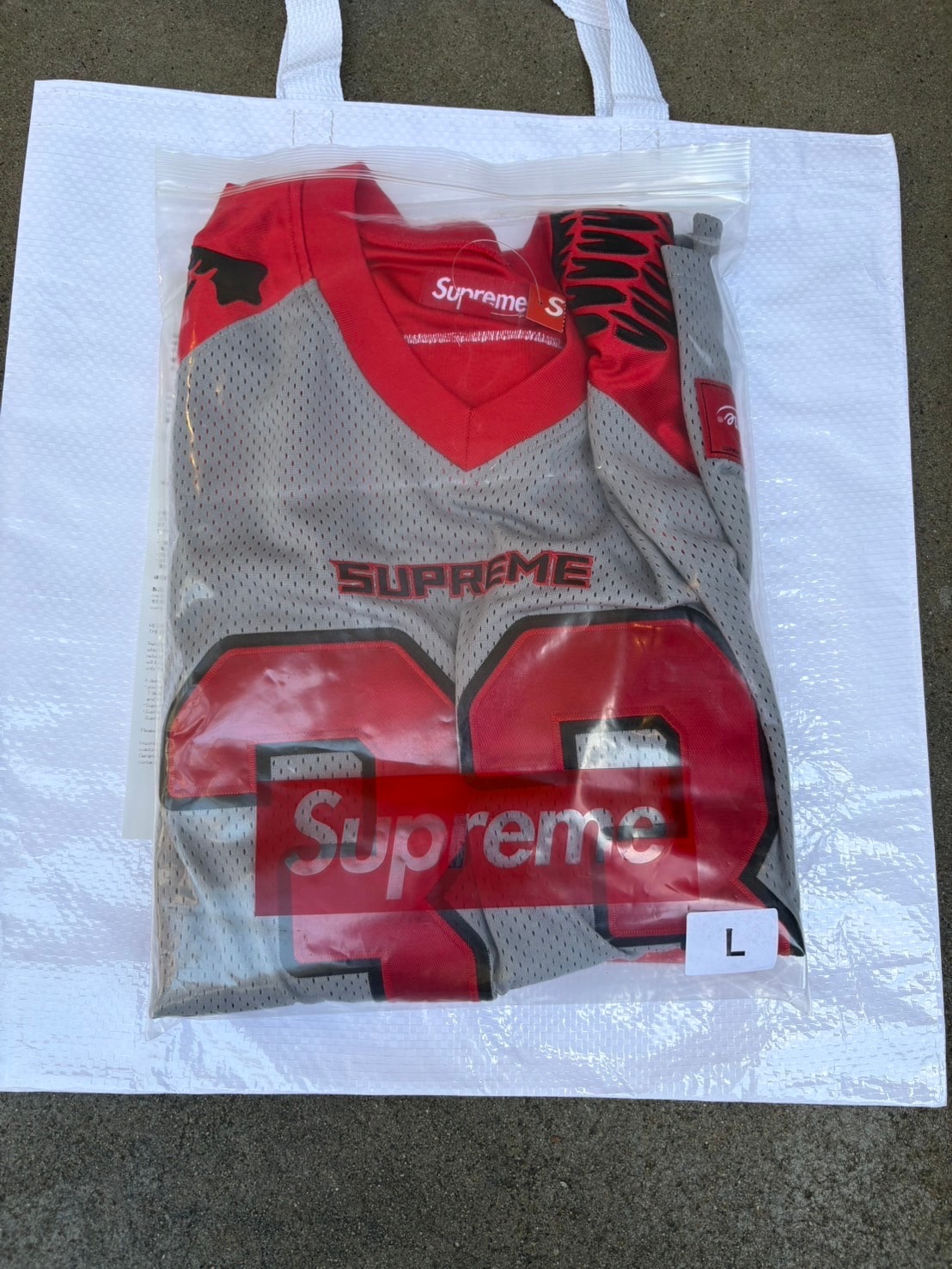 Supreme Wings Football Jersey "Grey"