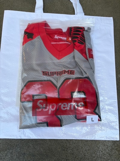 Supreme Wings Football Jersey "Grey"