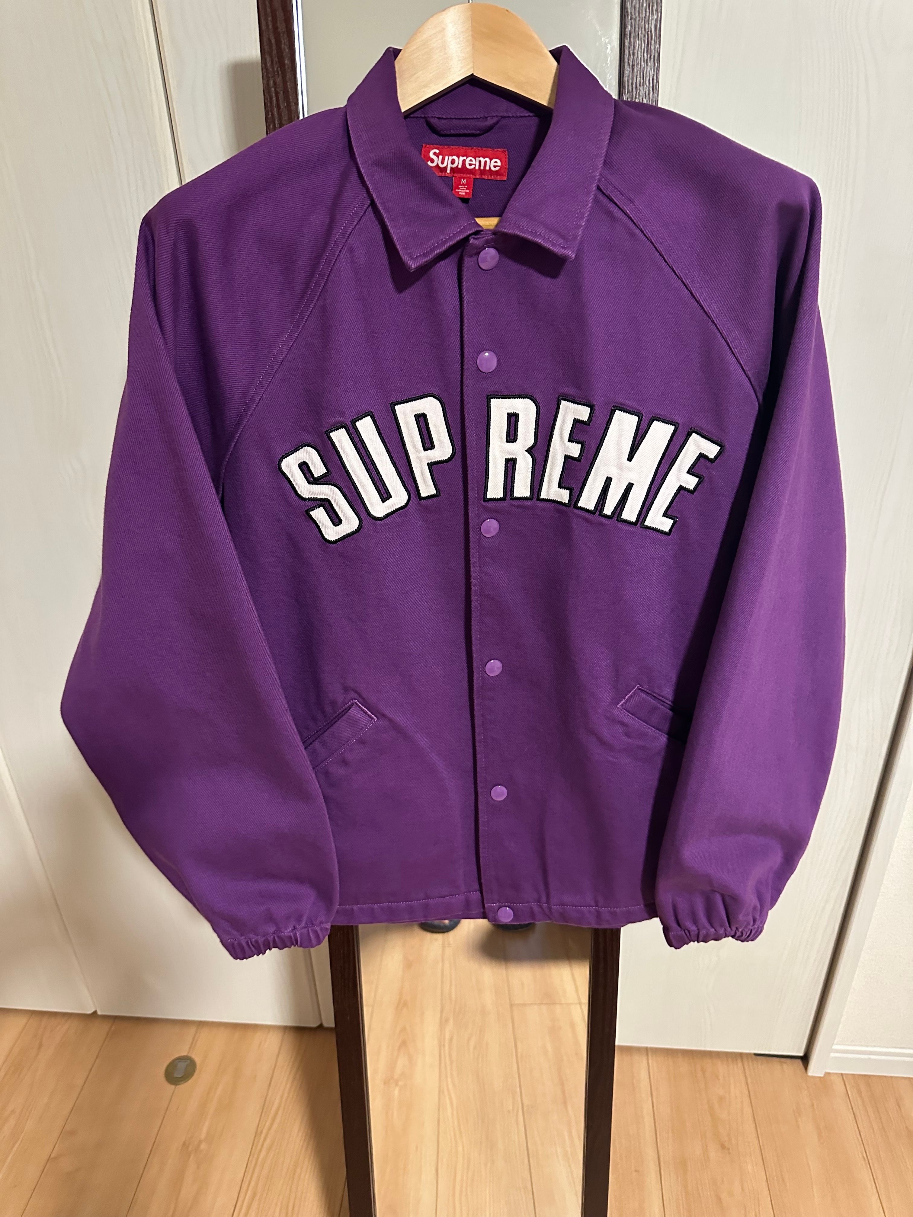 Supreme ARC Denim Coaches Jacket "Purple"