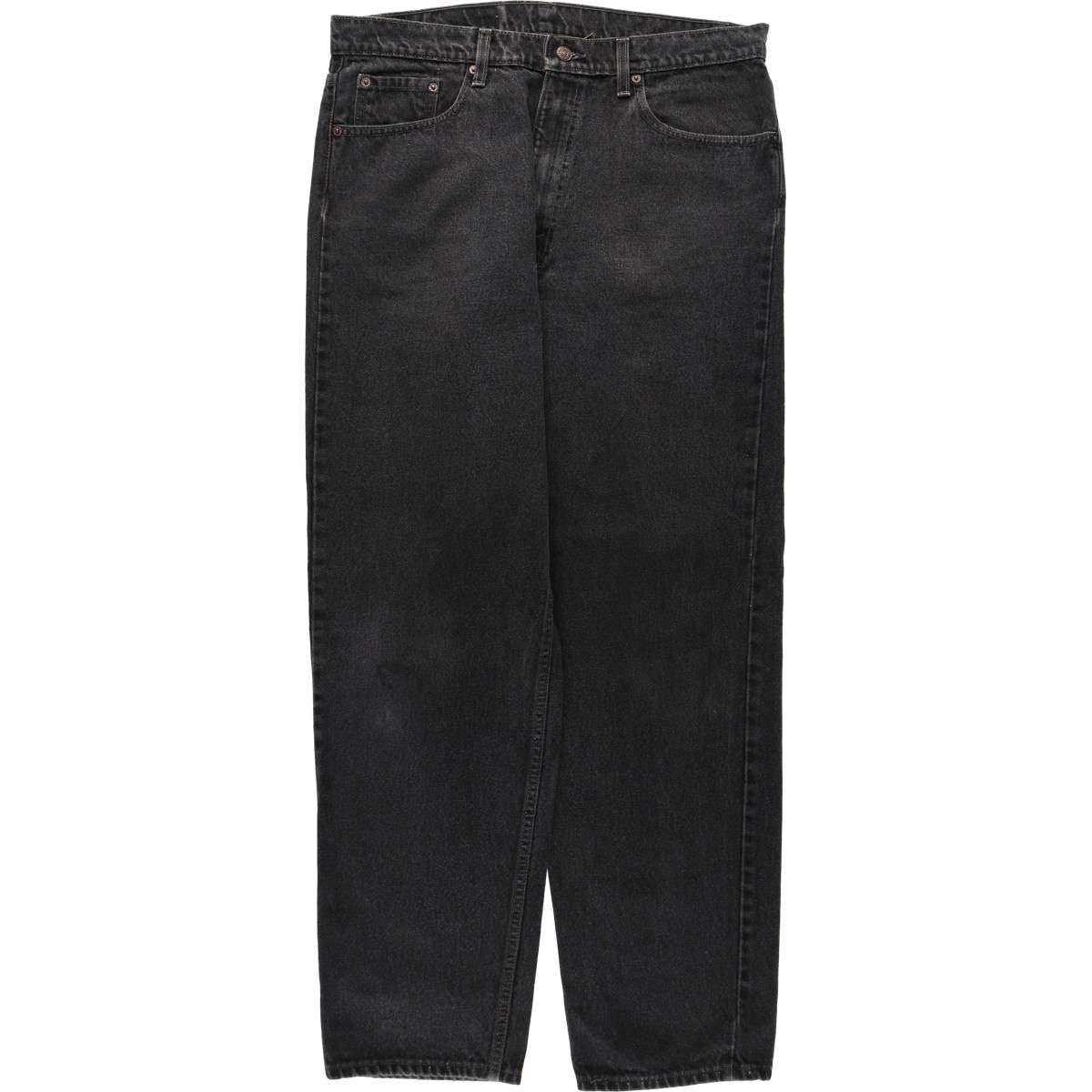 古着 90年代 リーバイス Levi's 550-0260 RELAXED FIT ブラックデニム テーパードデニムパンツ USA製 メンズw37相当 ヴィンテージ/eaa649402