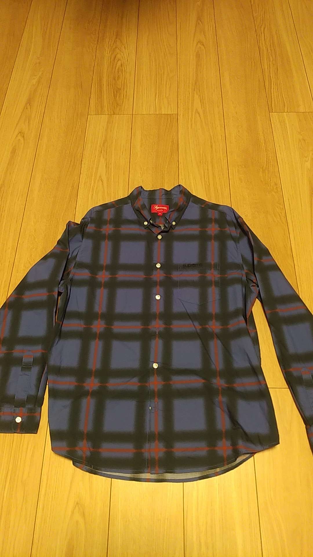 Supreme Spray Tartan Shirt "Purple"