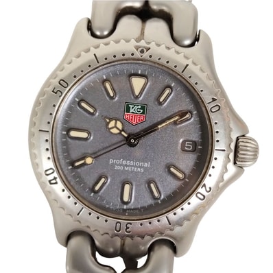 TAG HEUER タグホイヤー S99.213K セル デイト クォーツ ボーイズ 腕時計 正規品 / C769