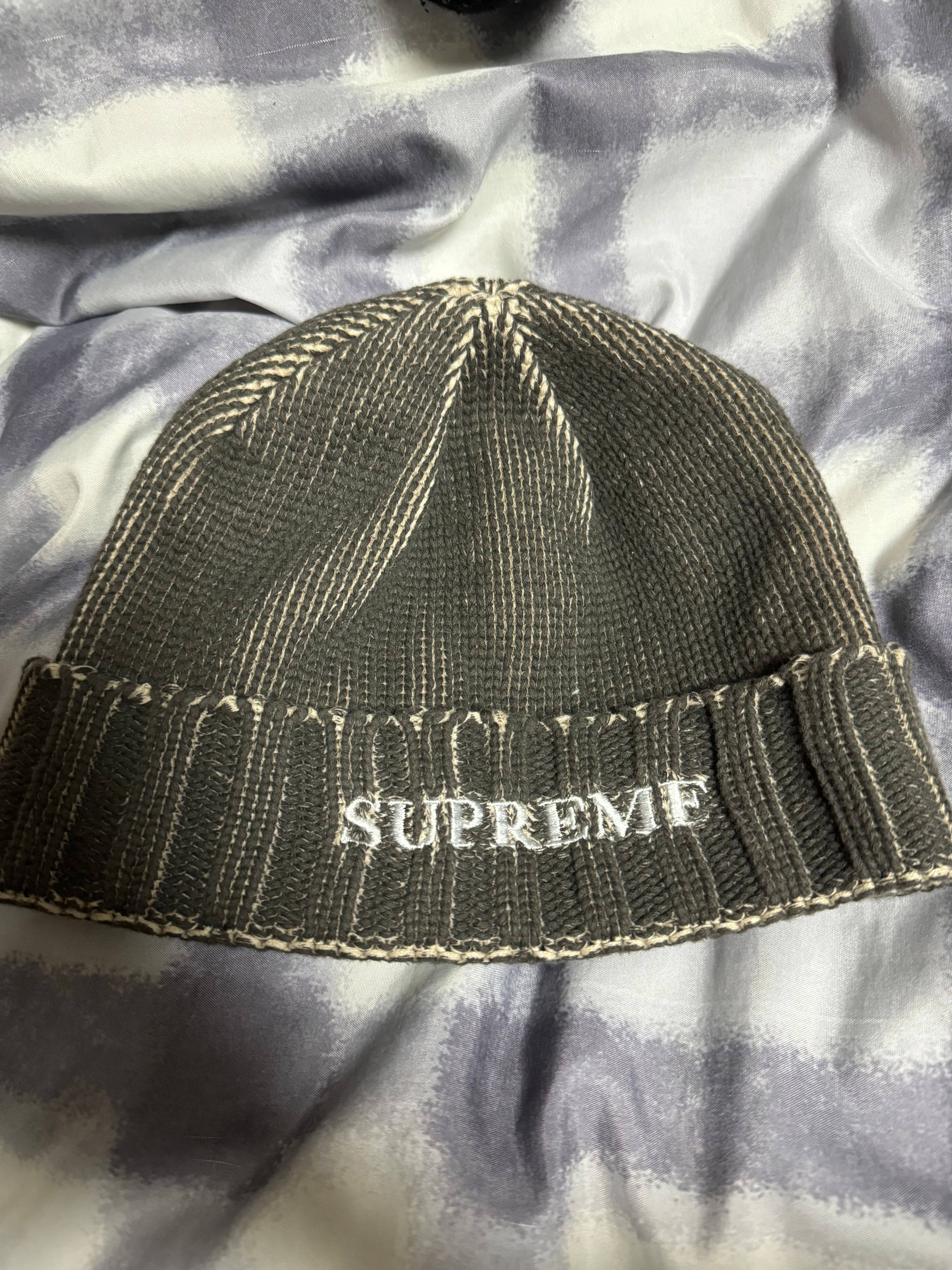 Supreme Overprint Beanie "Olive"