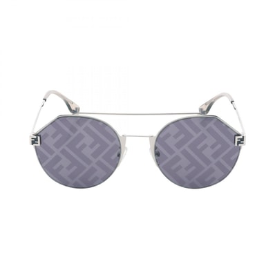フェンディ FENDI FF柄 サングラス 衣料品 メタル メンズ シルバー系 40060U16X 【新品】