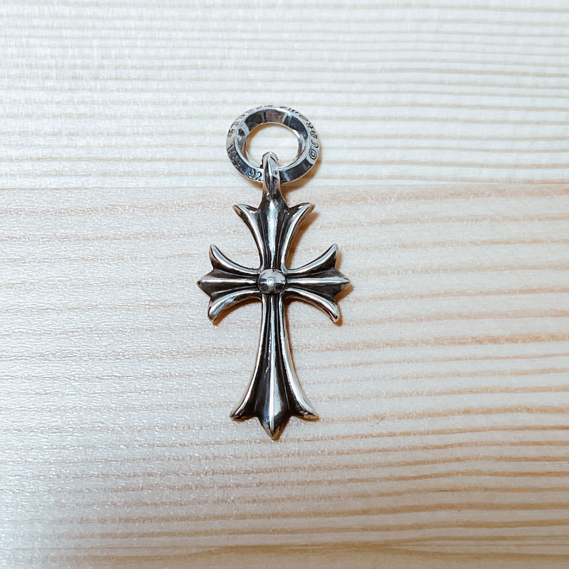 Chrome Hearts Tiny CH Cross Charm "Silver"