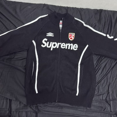 Supreme x Umbro Zip Up Sweater "Black"