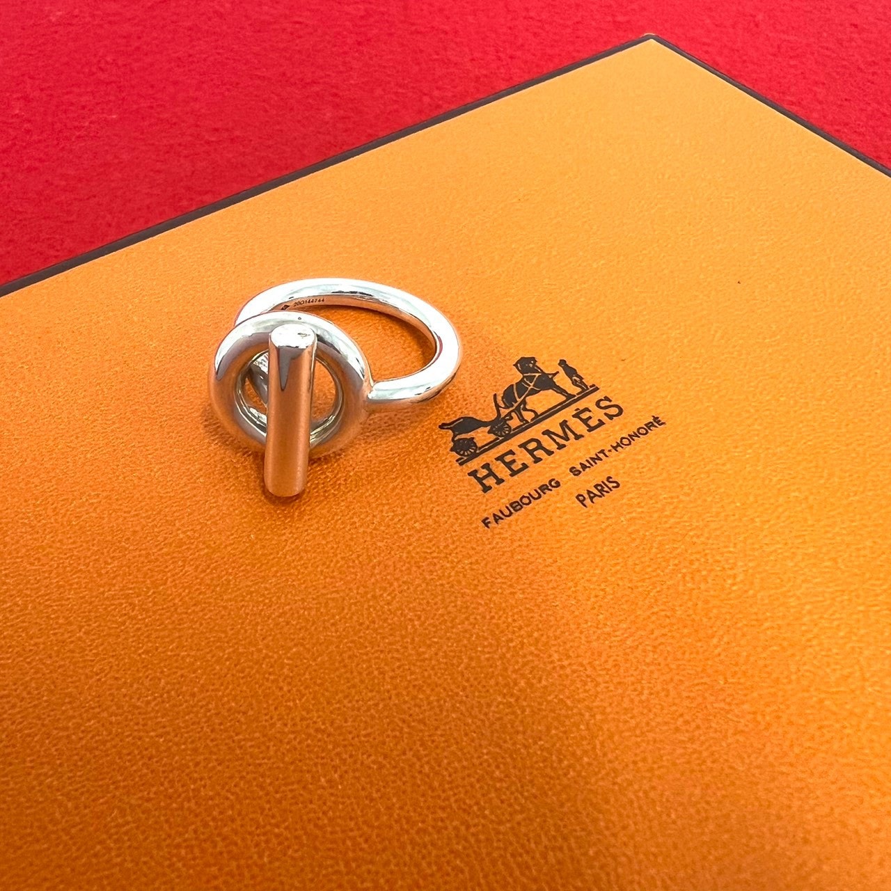 HERMES エルメス エシャペ MM シルバー925 リング・指輪 12号 シルバー
27175