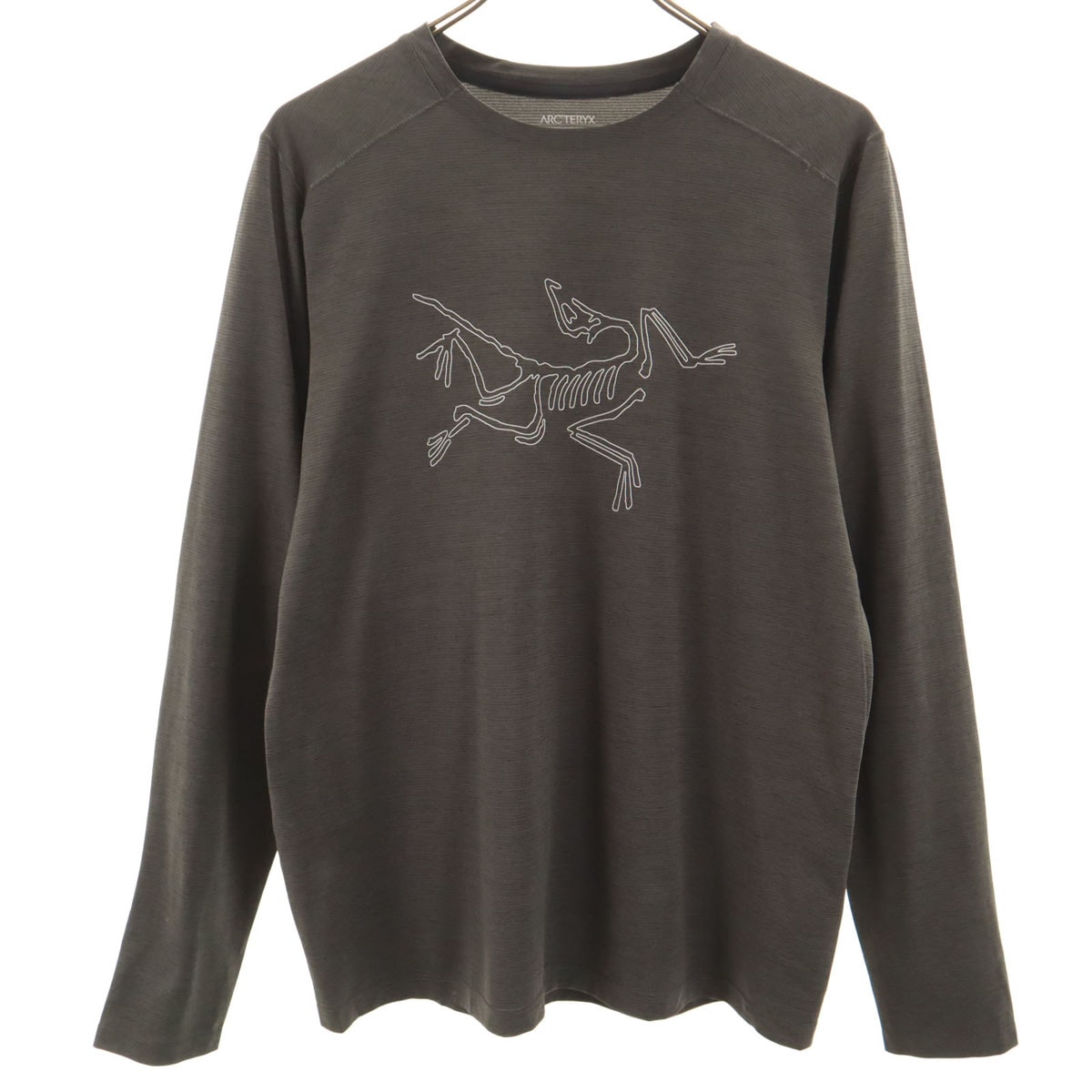 ARC'TERYX アークテリクス 長袖 コーマック Tシャツ S チャコールグレー ロンT アウトドア
