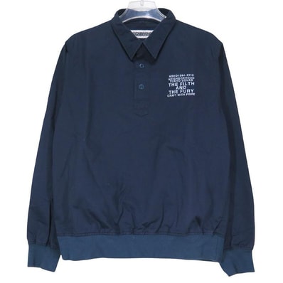 NEIGHBORHOOD ネイバーフッド 18SS PULL.SLUB/CL-SHIRT.LS 181ARNH-SHM04 プルオーバー スラブ シャツ ロングスリーブ ネイビー 長袖 サイズS