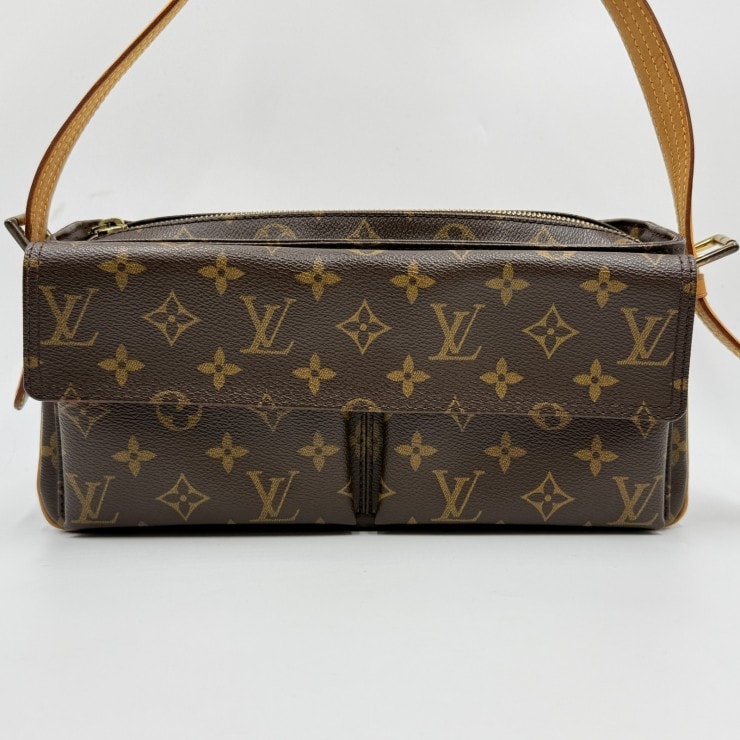 LOUIS VUITTON(ルイ・ヴィトン)ヴィバ・シテMM モノグラム ショルダーバッグ ワンショルダー ブラウン PVC レザー レディース M51164