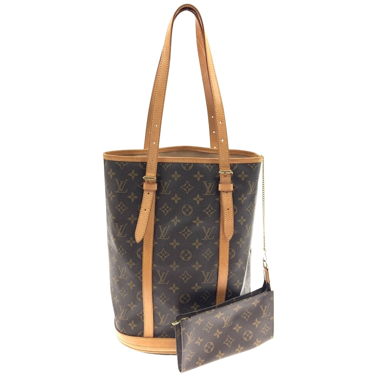 〇〇LOUIS VUITTON ルイヴィトン モノグラム バケットGM ショルダーバッグ  M42236 ブラウン