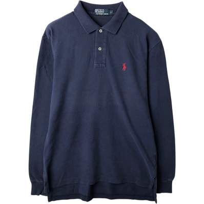 古着 ラルフローレン Ralph Lauren POLO by Ralph Lauren 長袖 ポロシャツ メンズS相当/eaa631924