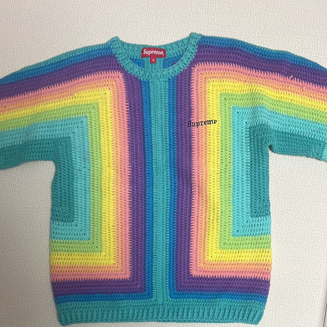 Supreme Hand Crocheted Sweater "Multi"