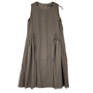 フォクシー 26SS 36786 Rythme リズム ブラウン ノースリーブワンピース 38