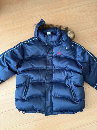 Supreme x Jordan Puffer Jacket "Navy"