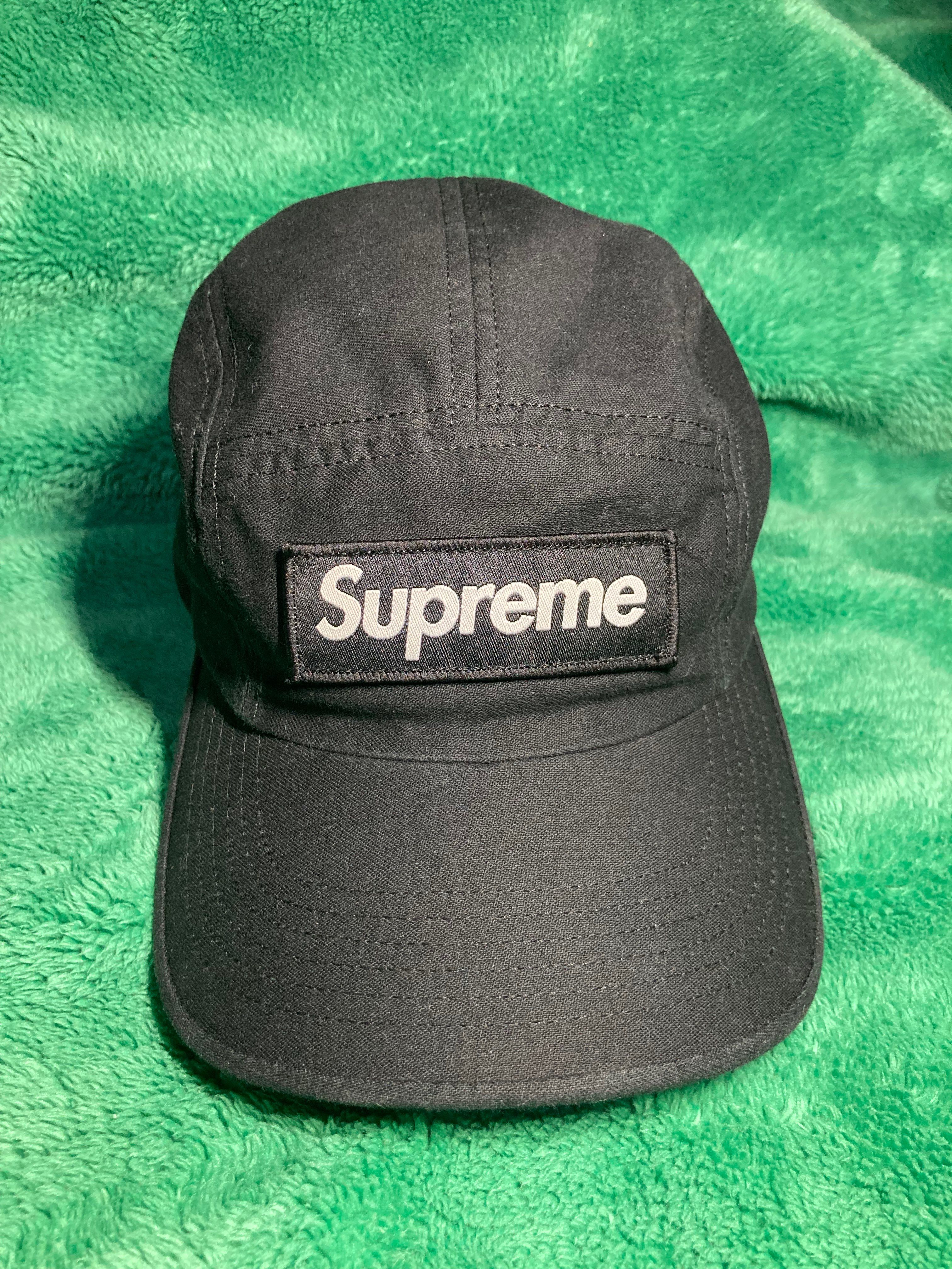 Supreme Military Camp Cap "Black" (21SS)
