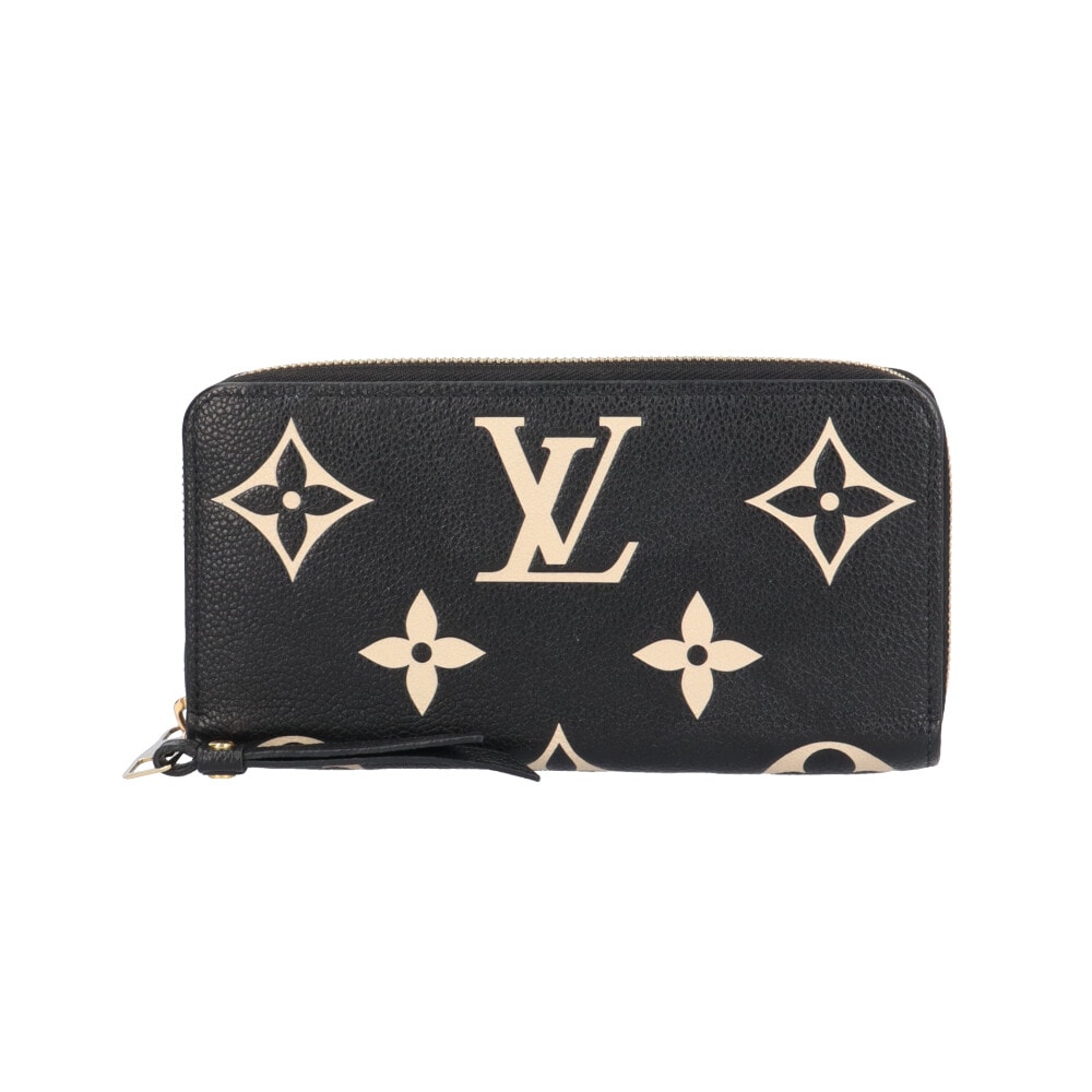ルイヴィトン ジッピーウォレット バイカラーモノグラムアンプラント 長財布 M80481 レディース LOUIS VUITTON  中古