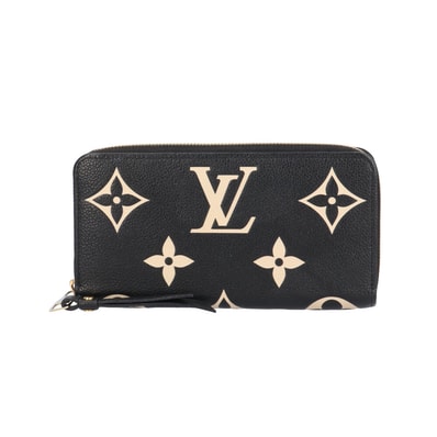 ルイヴィトン ジッピーウォレット バイカラーモノグラムアンプラント 長財布 M80481 レディース LOUIS VUITTON 中古