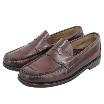 ジーエイチバス LOGAN コインローファー シューズ メンズ ボルドー 41 BA11035H 41