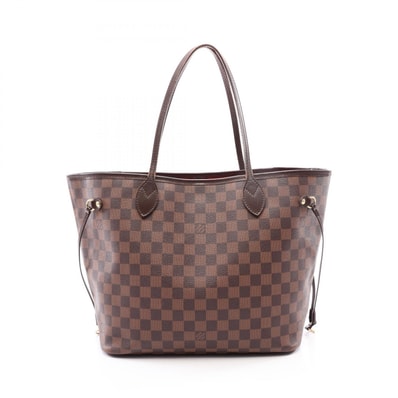 ルイ・ヴィトン LOUIS VUITTON ネヴァーフルMM ダミエエベヌ トートバッグ バッグ PVCコーティングキャンバス レザー レディース ブラウン系 N51105 【中古】