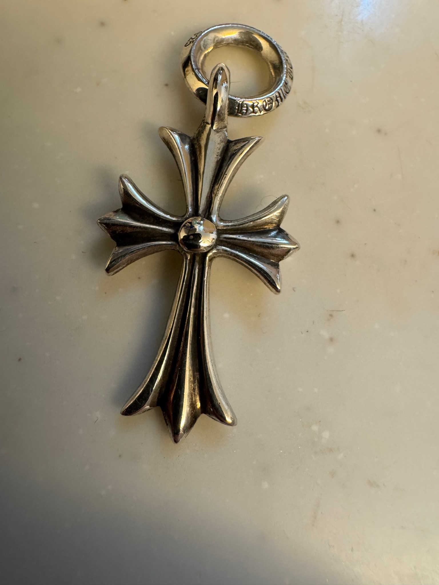 Chrome Hearts Tiny CH Cross Charm "Silver"