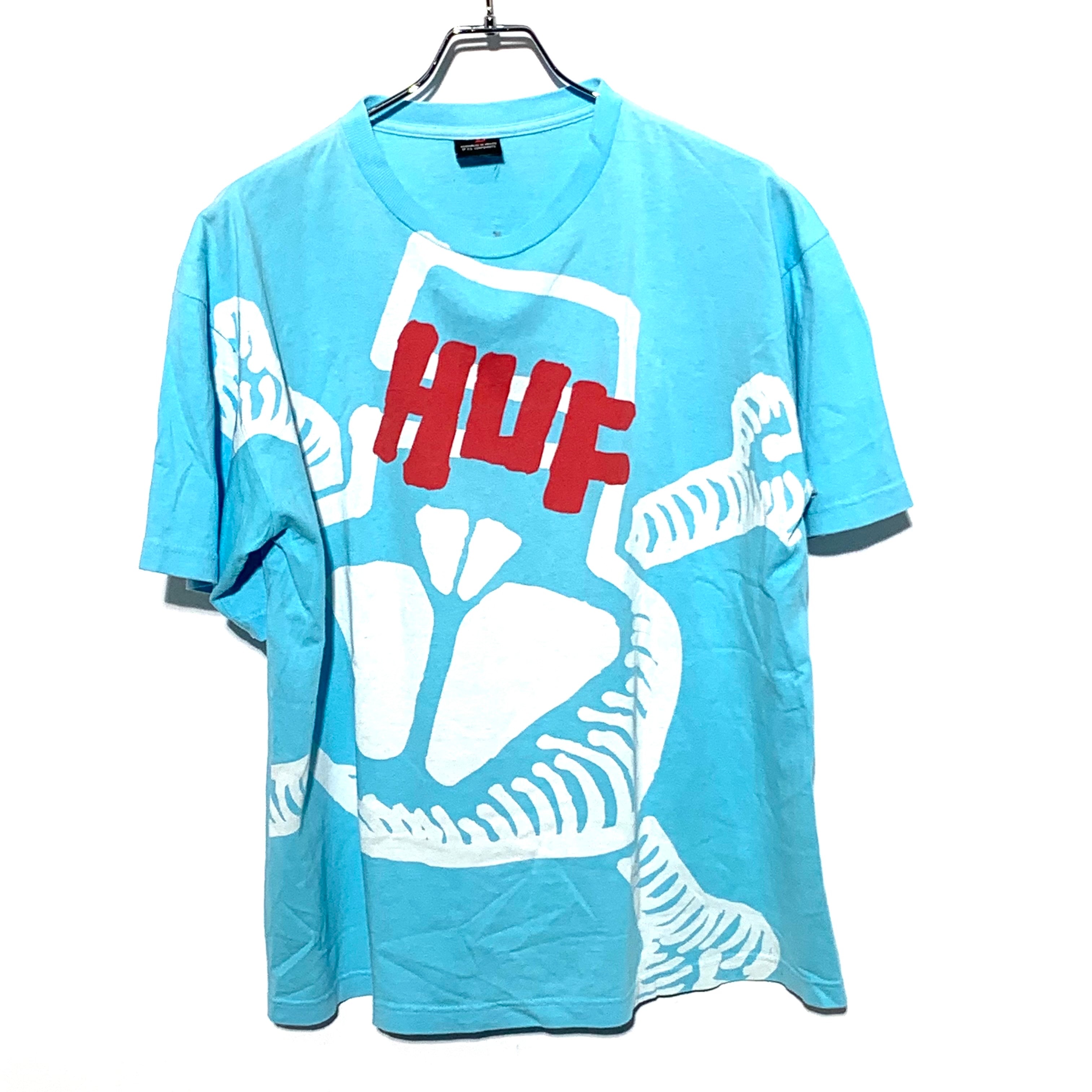 STUSSY×HUF 5TH anniversary Tee Sky Blue