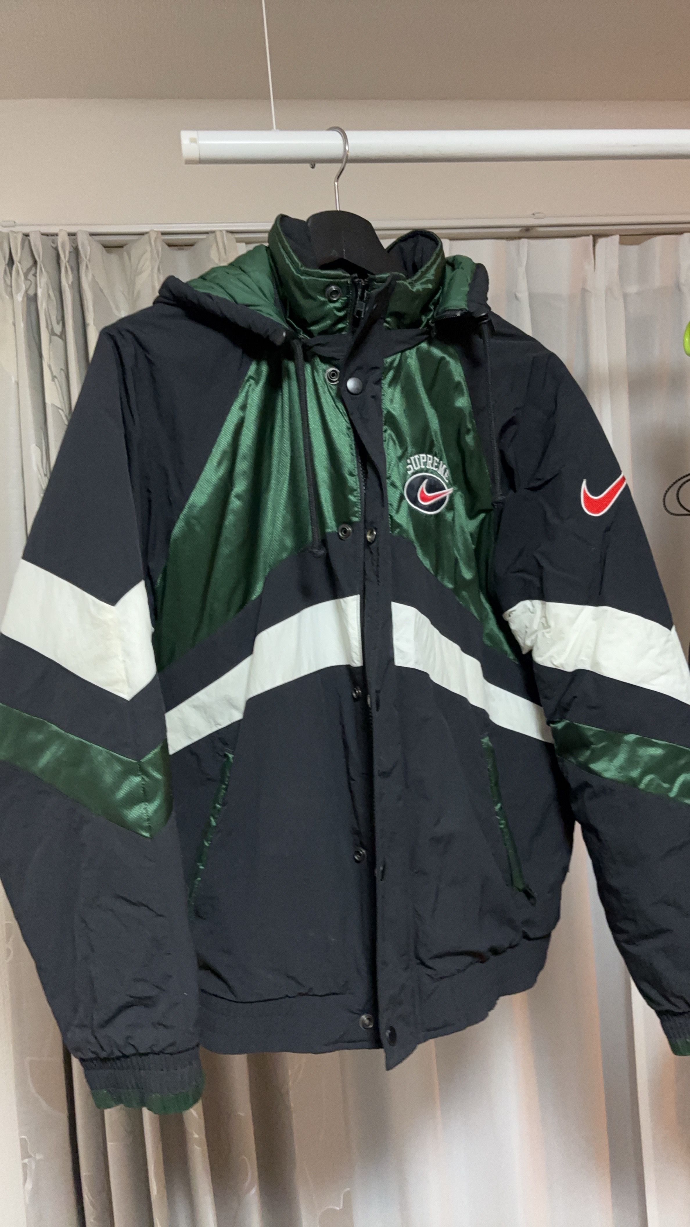 Supreme / Nike Hooded Sport Jacket "Green"