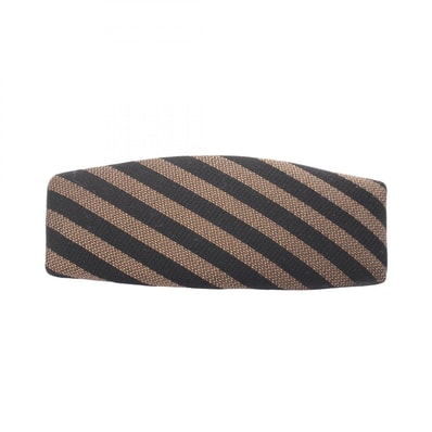 フェンディ FENDI ぺカン バレッタ アクセサリー ファブリック レディース ブラウン系 / ブラック系 【中古】