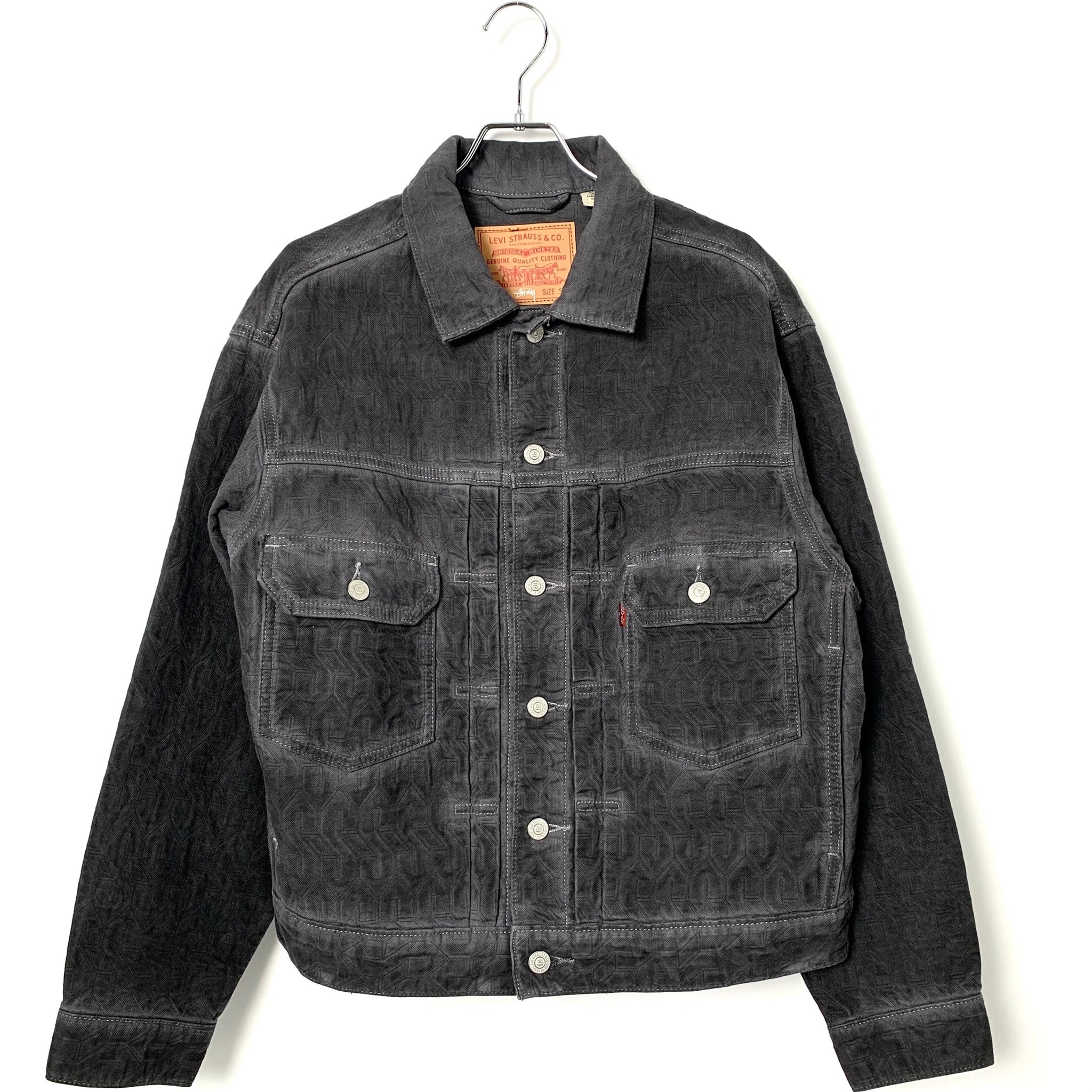 Stussy x Levi's Dyed Jacquard Trucker Jacket "Black"