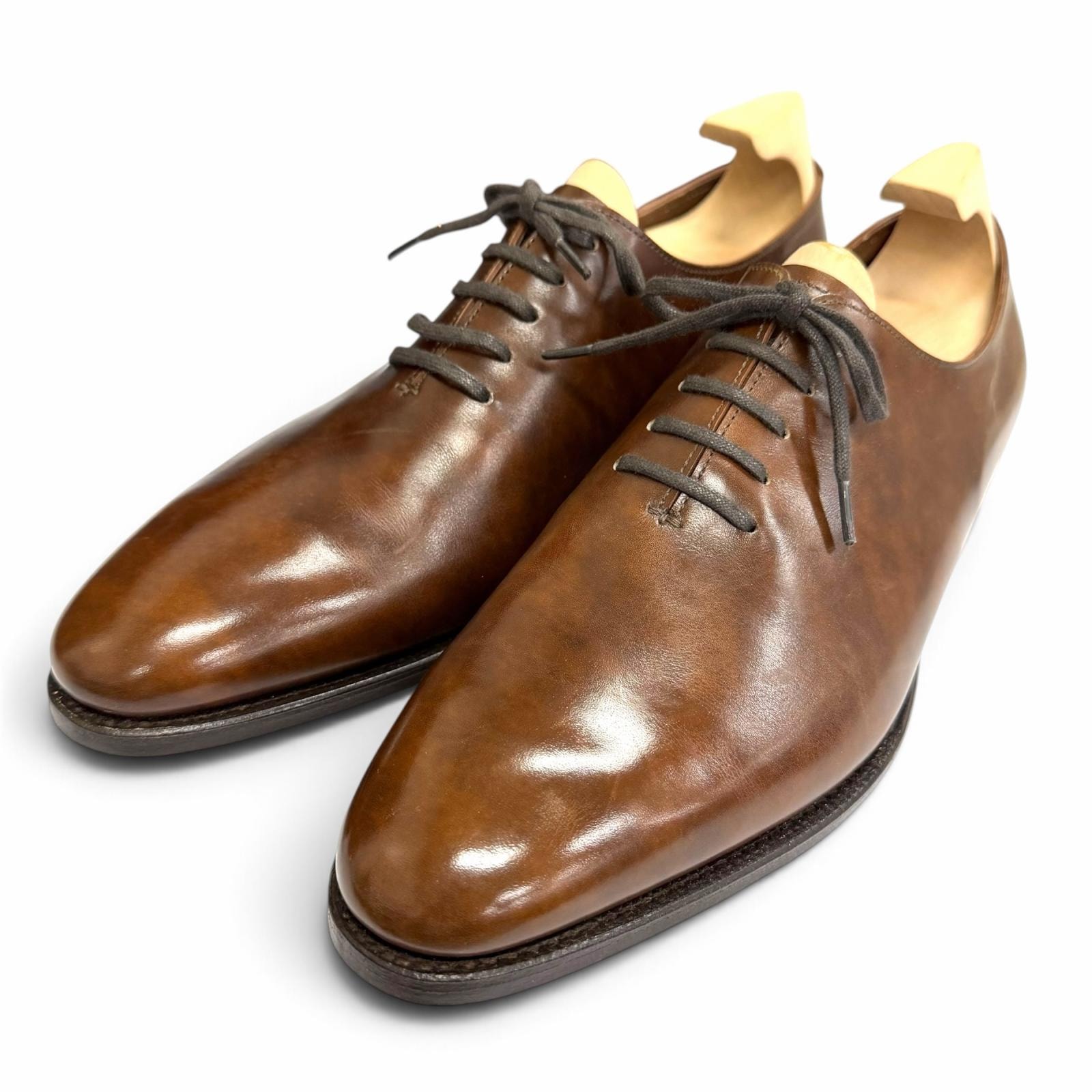 極美品 ジョンロブ ドレスシューズ Marldon ブラウン メンズ 6.5