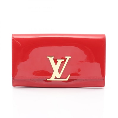 ルイ・ヴィトン LOUIS VUITTON ポシェット ルイーズ EW NM セカンドバッグ クラッチバッグ バッグ パテントレザー レッド レディース レッド系 【中古】