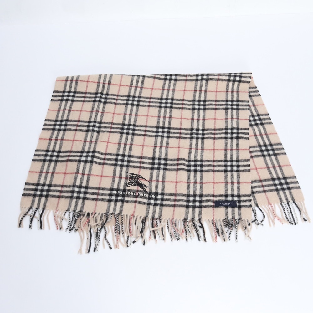 ■美品 バーバリー ノバ チェックマフラー