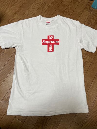 Supreme Cross Box Logo Tee "White"