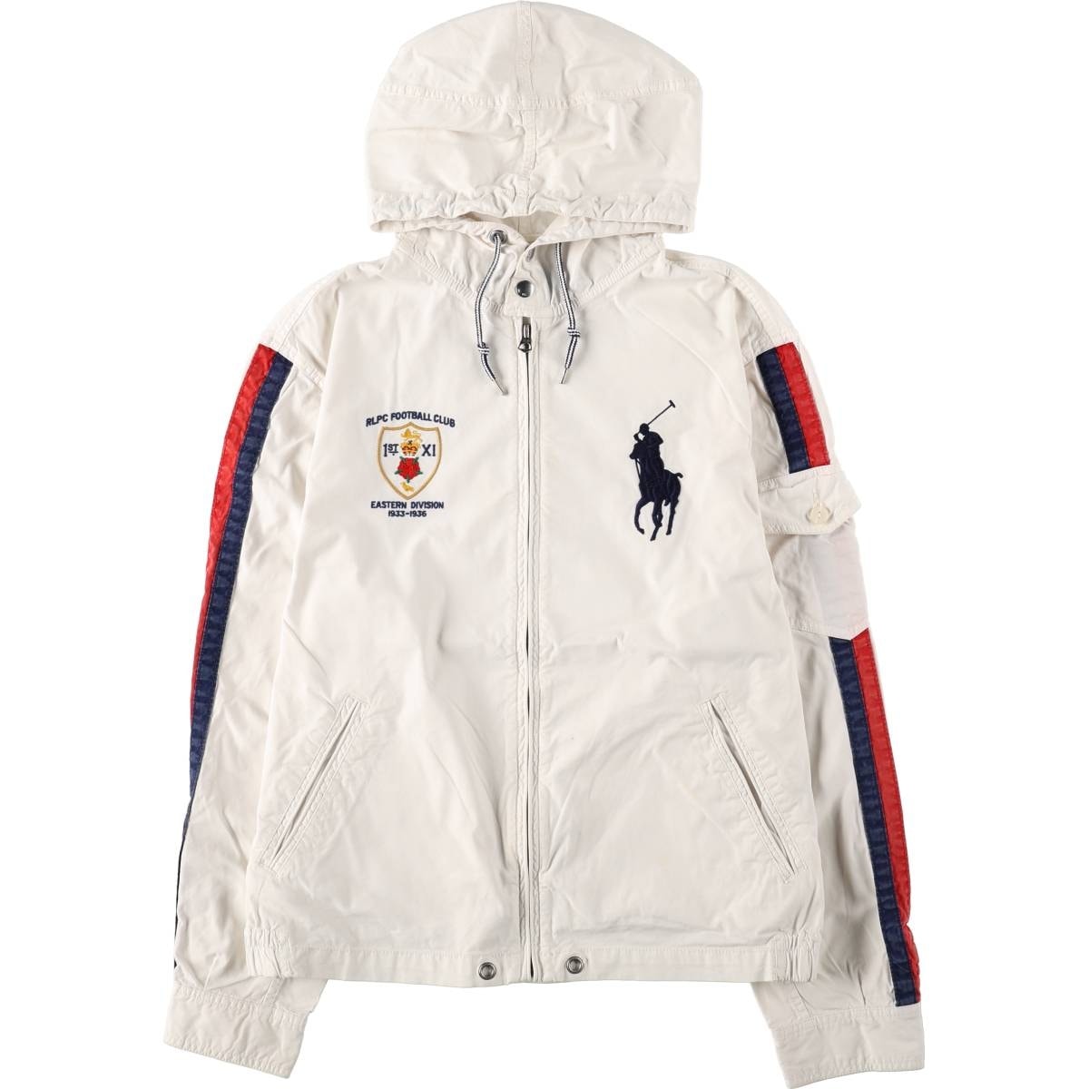 古着 ラルフローレン Ralph Lauren POLO by Ralph Lauren ビックポニー コットンパーカー メンズL相当/eaa664657