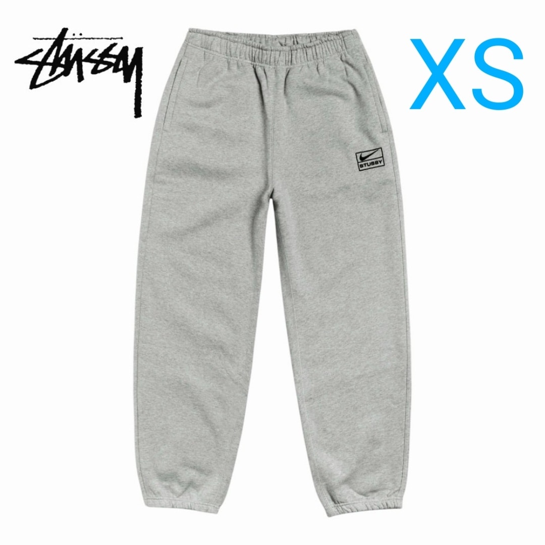 Stussy x Nike Fleece Pant "Grey Heather" (US Size) FN5231-050