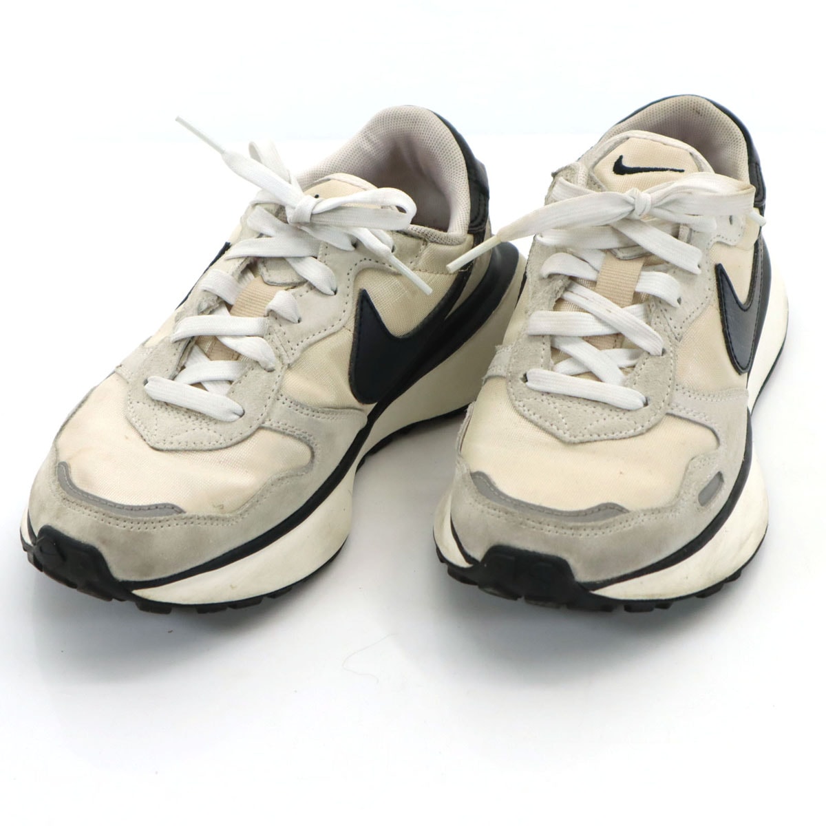 NIKE ナイキ フェニックスワッフル スニーカー 23 アイボリー FD2196-100