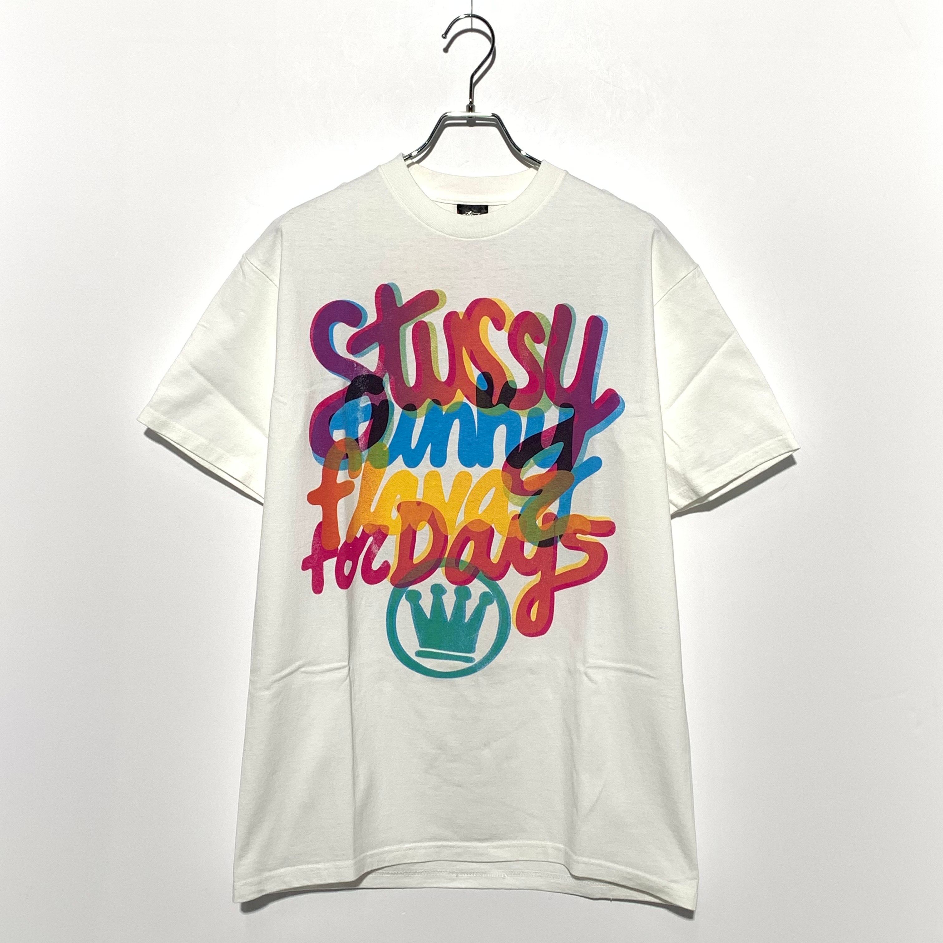 STUSSY FUNNY FLAVAZ FOR DAYS TEE White