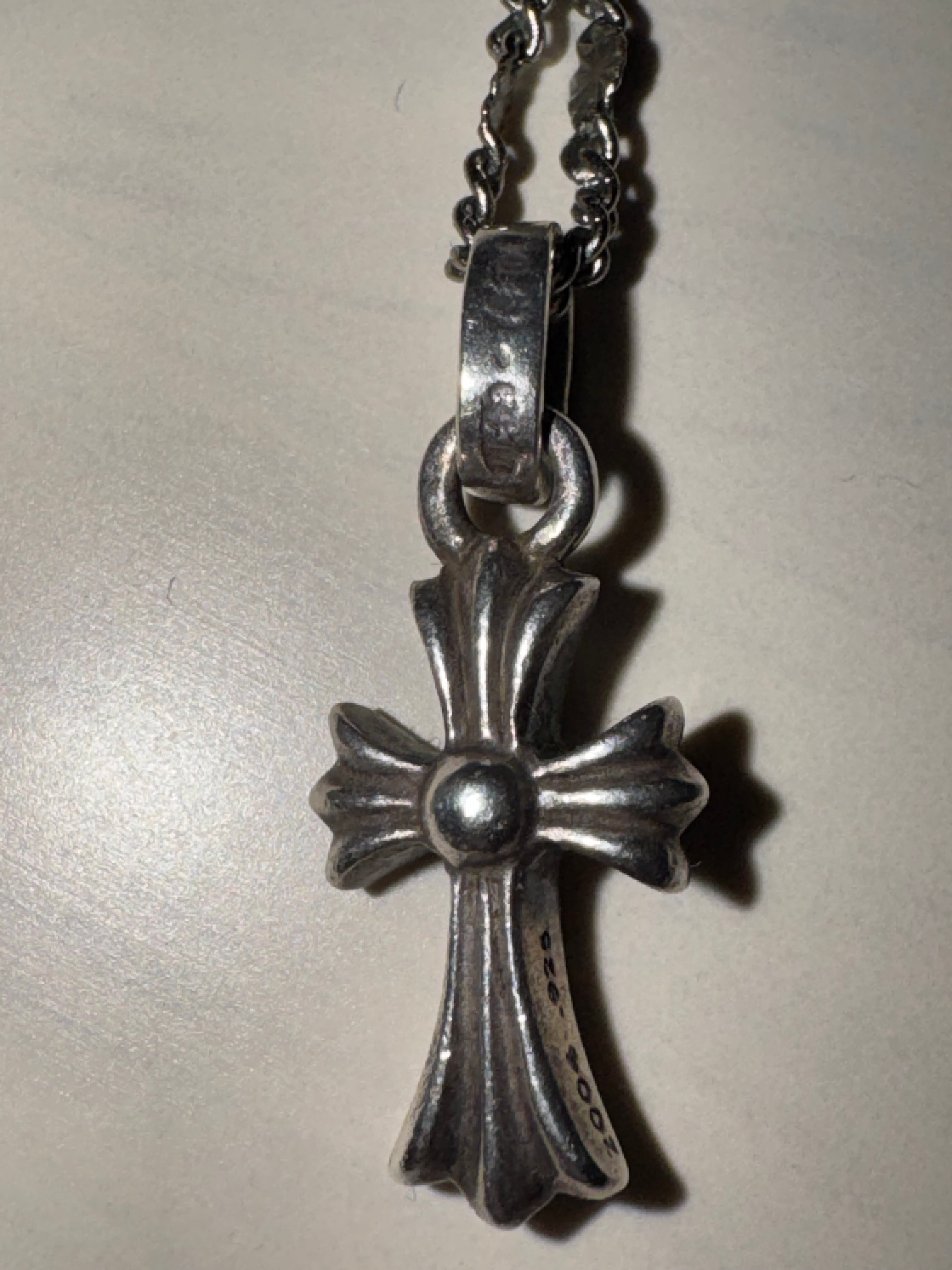 Chrome Hearts CH Cross Baby Fat Charm "Silver"