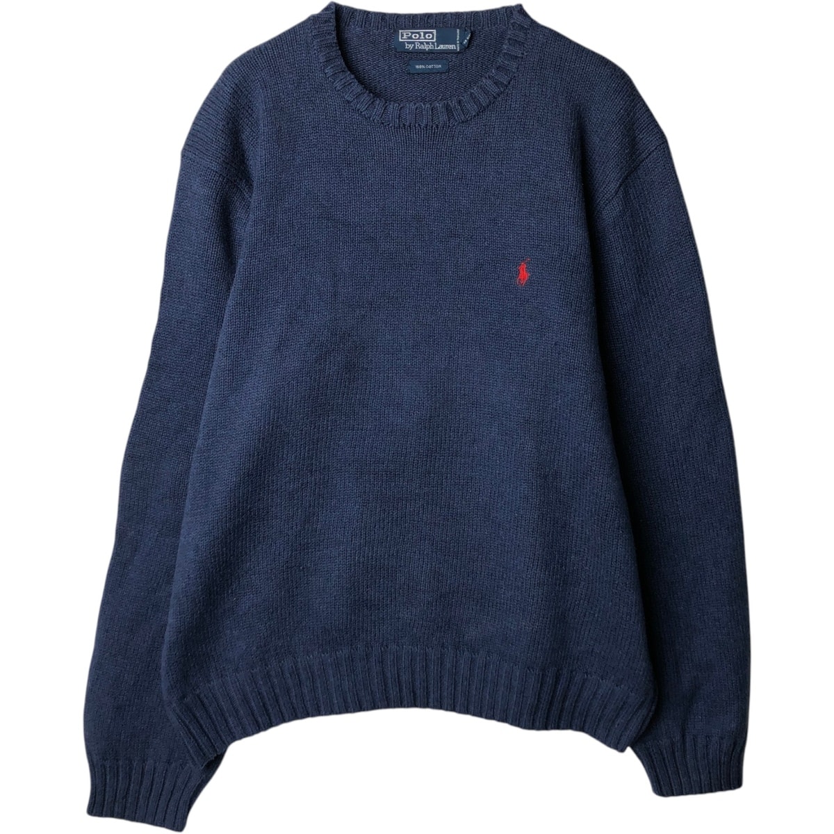 古着 ラルフローレン Ralph Lauren POLO by Ralph Lauren コットンニットセーター メンズXL相当/eaa637273