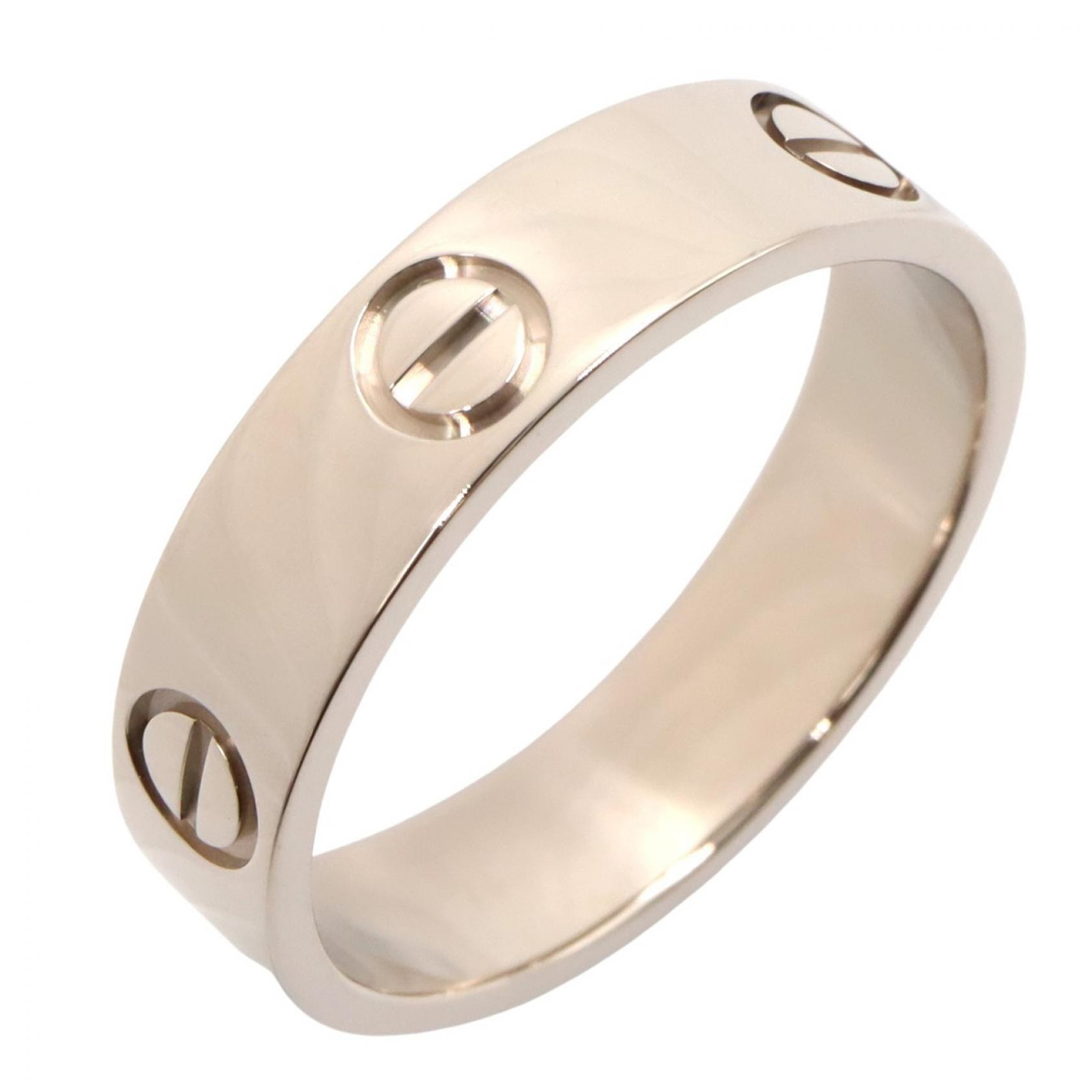 カルティエ CARTIER ラブリング リング・指輪 ジュエリー K18WG(ホワイトゴールド) メンズ レディース シルバー系 B4084700 【中古】
