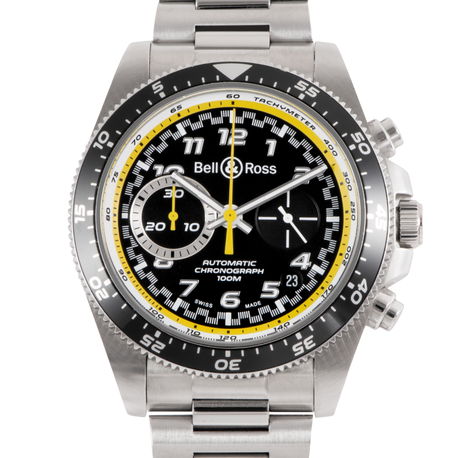 Bell&Ross ベル&ロス ヴィンテージ BRV3-94 RS20 クロノグラフ 世界限定999本 BRV394-RS20/SST ステンレススチール【中古】