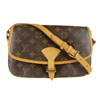ルイ ヴィトン LOUIS VUITTON ショルダーバッグ モノグラム ソローニュ モノグラムキャンバス ブラウン レディース M42250【中古】 z9513