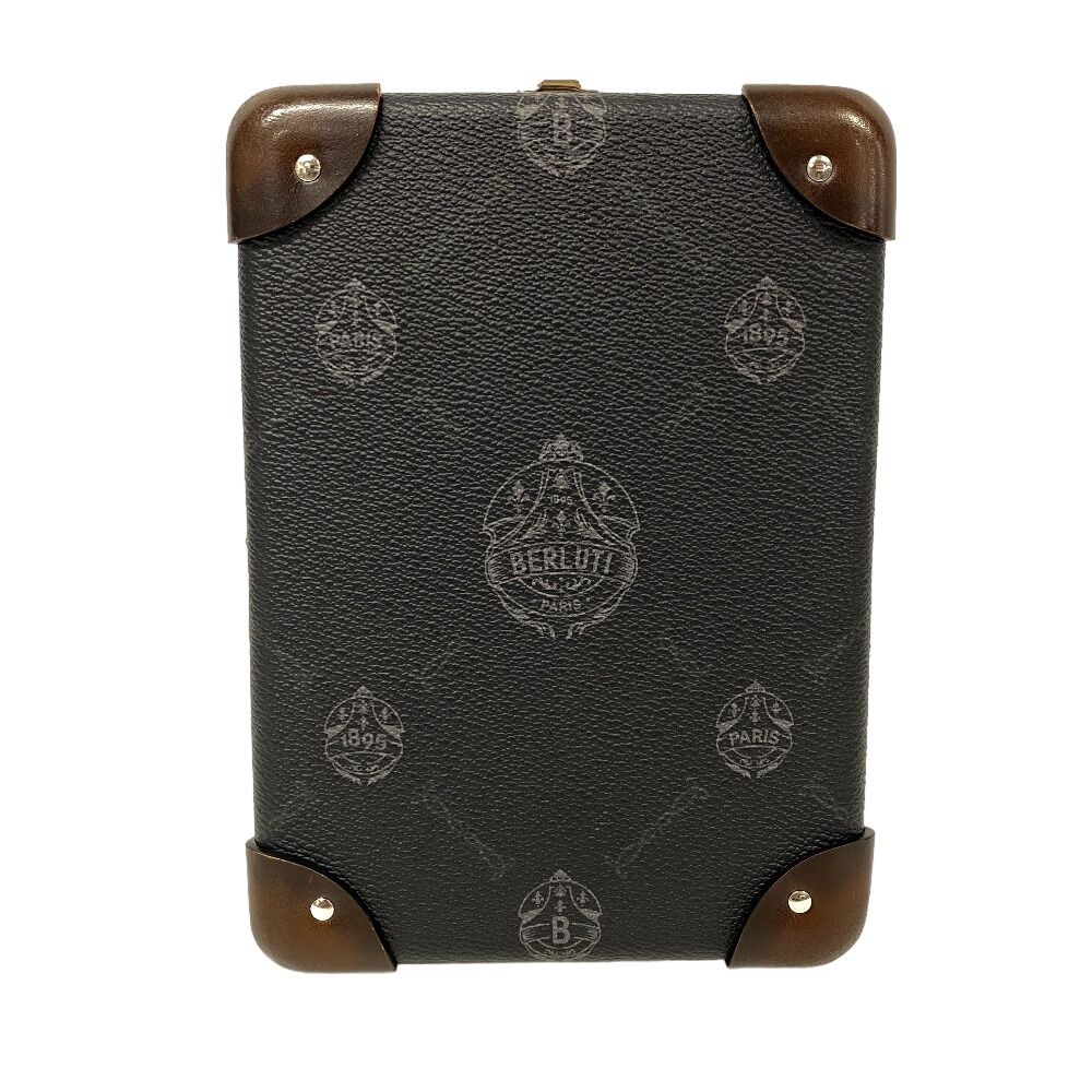 ベルルッティ Berluti ショルダーバッグ シグネチャー グローブトロッター ブラック