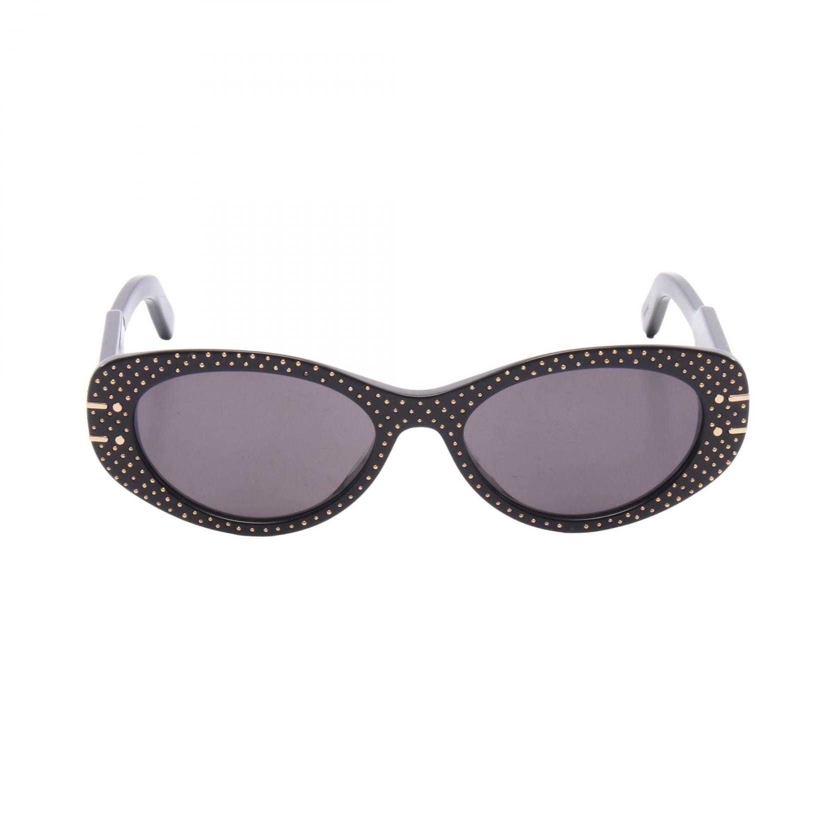 ディオール Dior スタッズ付き サングラス 衣料品 プラスチック レディース ブラック系 【中古】
