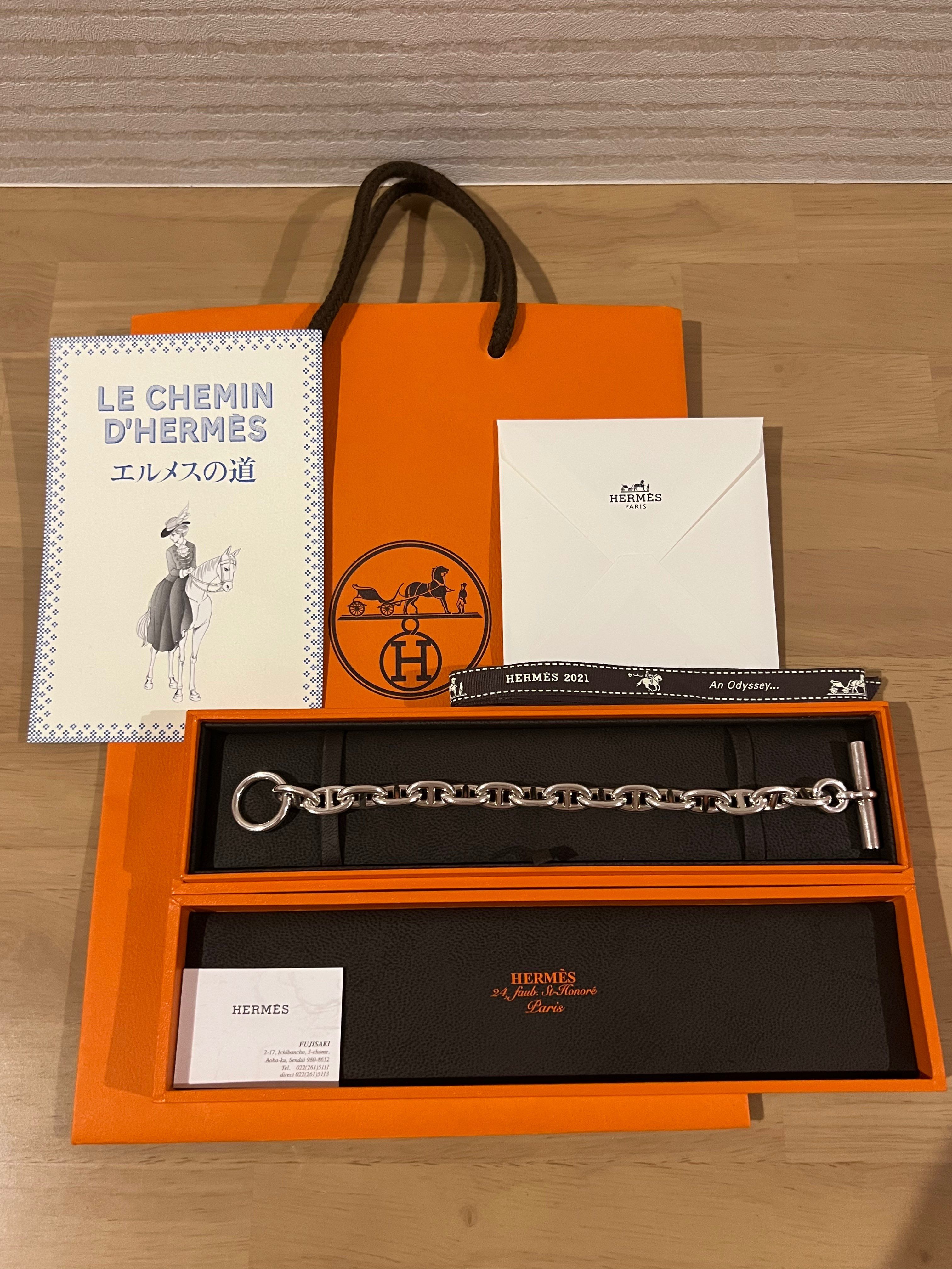 Hermes Chaine D'ancre MM Bracelet "Silver"