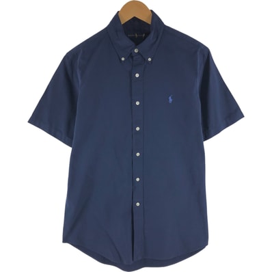古着 ラルフローレン Ralph Lauren 半袖 ボタンダウンシャツ メンズM相当/eaa534579