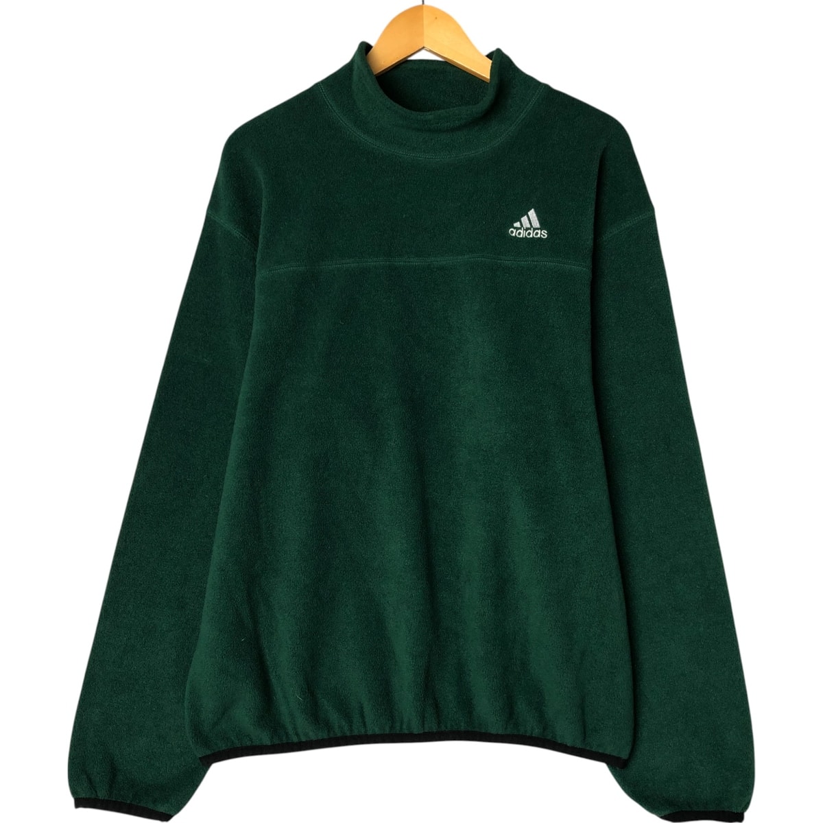 古着 90~00年代 アディダス adidas ハイネック フリーススウェットシャツ トレーナー メンズM相当/eaa558747